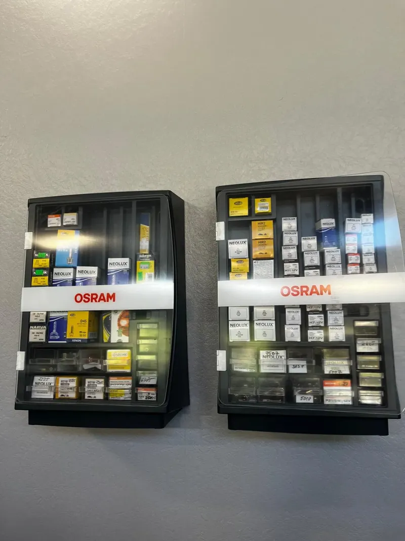 OSRAM, Neolux un Narva auto spuldzes